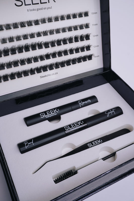 Sleek Chic DIY Lash Kit – Fluffy Volume (C Curl)